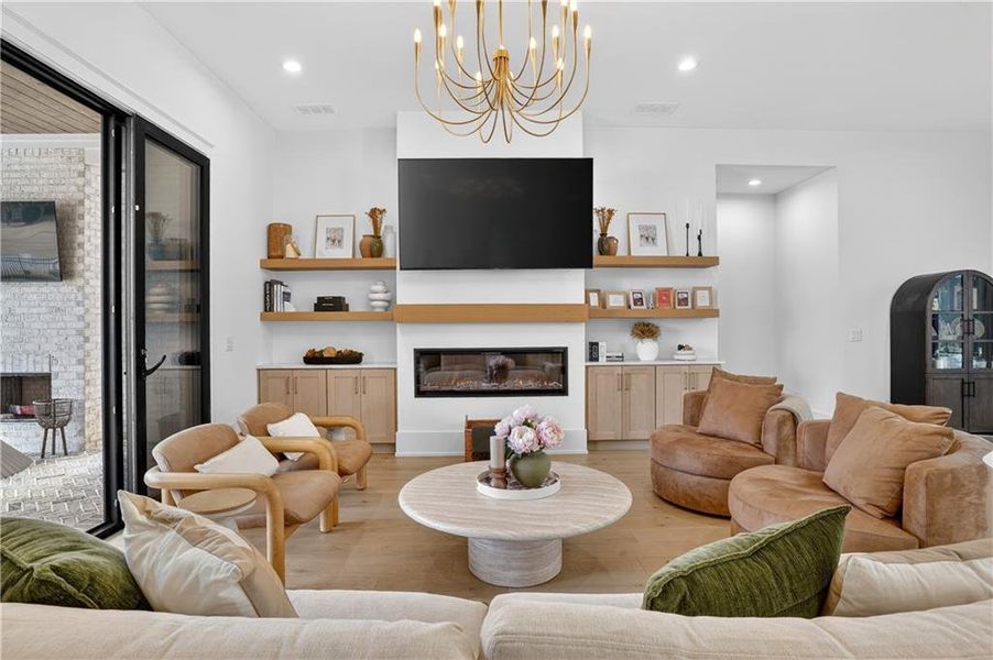 Furnished interior view inside a new home in , Hoschton (Image 9).