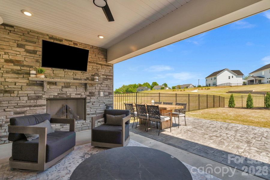 Exterior details and patio area of a home in , Fort Mill (Image 23).