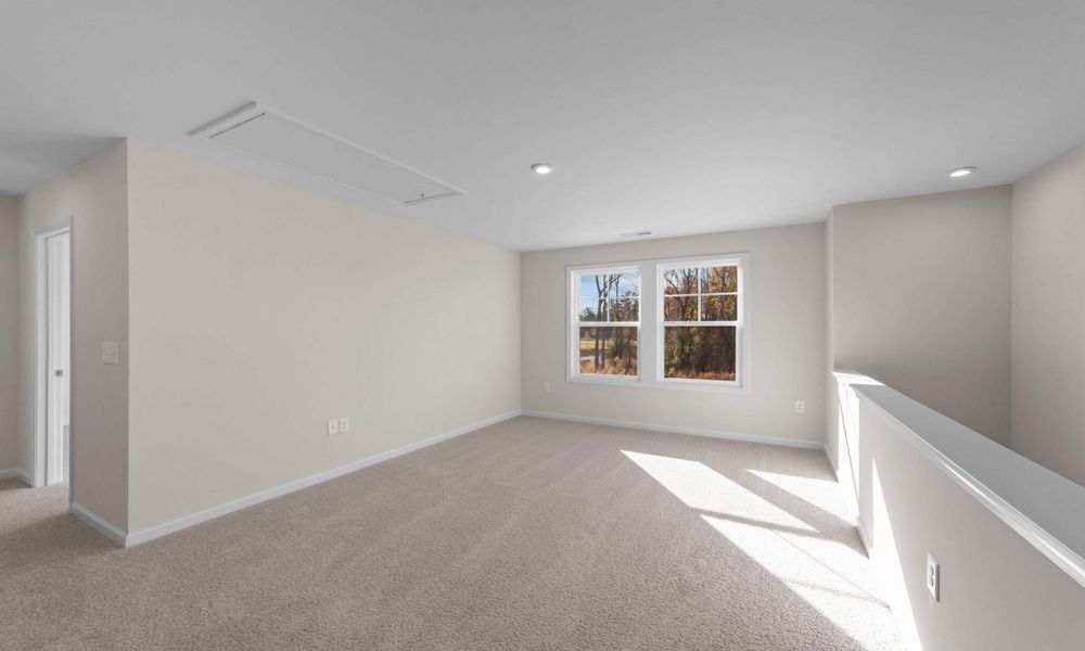 Representative unfurnished interior of a home built from the The Sycamore by Chesapeake Homes in Terrapin, Leland (Image 31).