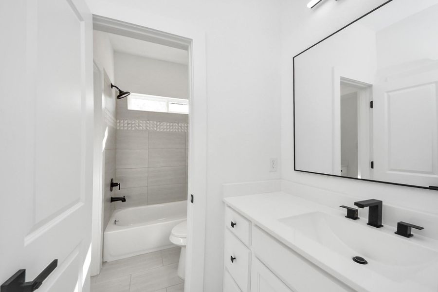 Furnished interior view inside a new home in , Houston (Image 7).