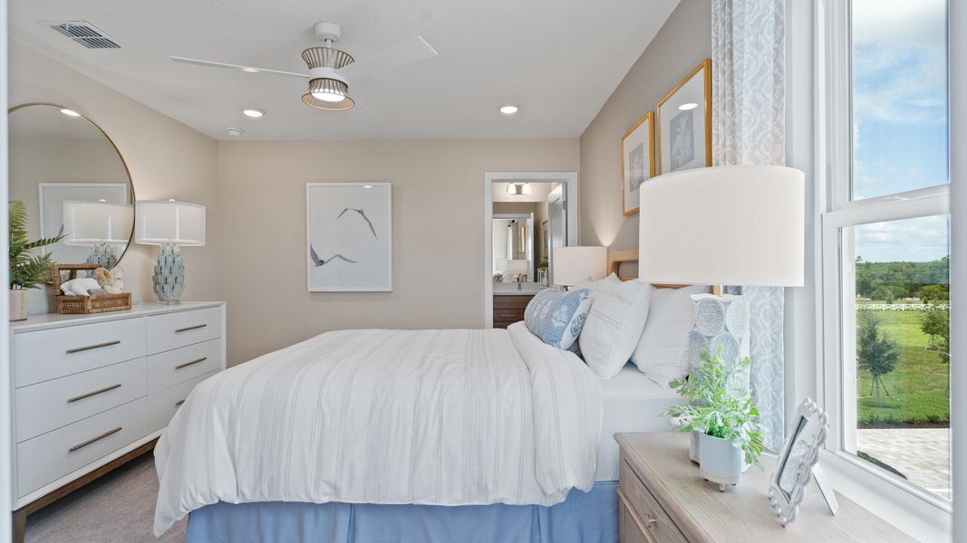 Representative furnished interior of a home built from the Sweetgum by DRB Homes in Trailside, Mount Dora (Image 73).