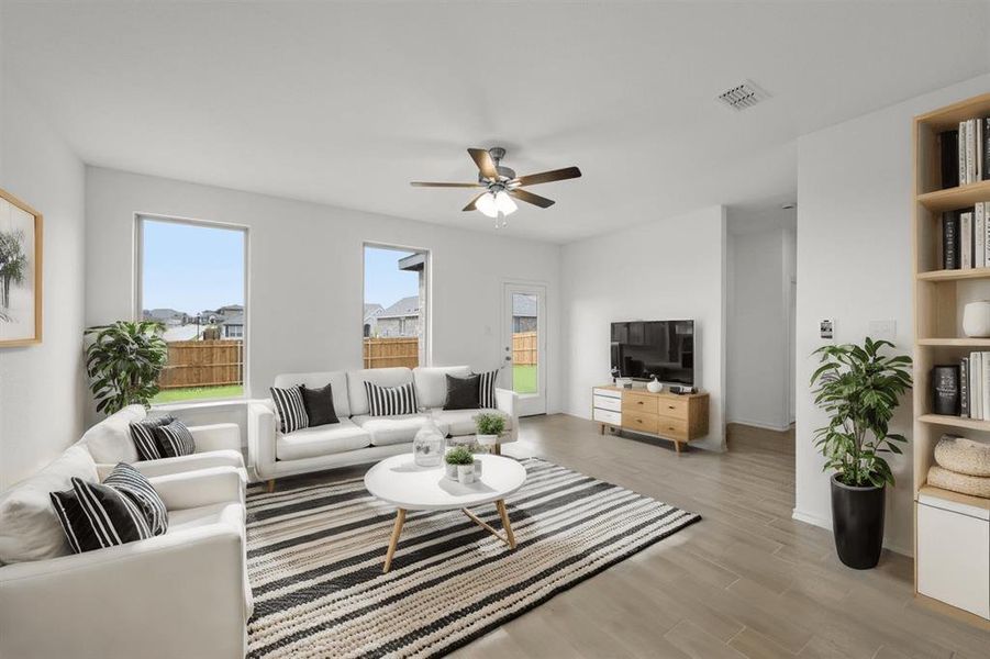 Furnished interior view inside a new home in Palmilla Springs 50s Sales Phase 2, Fort Worth (Image 9).