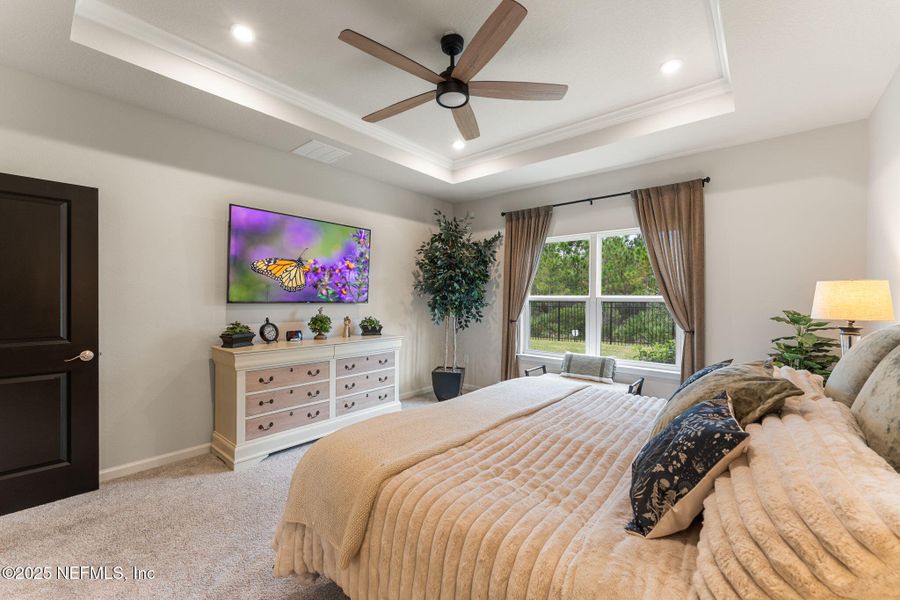 Furnished interior view inside a new home in Seminole Palms Single-Family Homes, Palm Coast (Image 16).