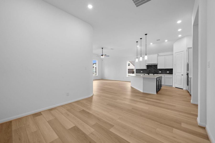 Spacious, unfurnished interior of a new home in Bridgeland, Cypress (Image 17).