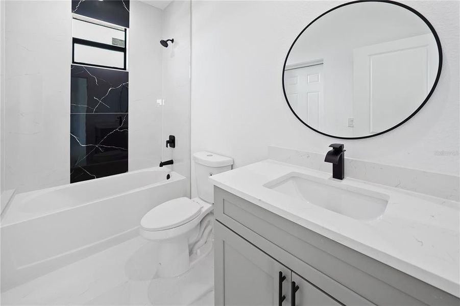 Furnished interior view inside a new home in , Cape Coral (Image 9). Furnished interior view inside a new home in , Cape Coral (Image 9).