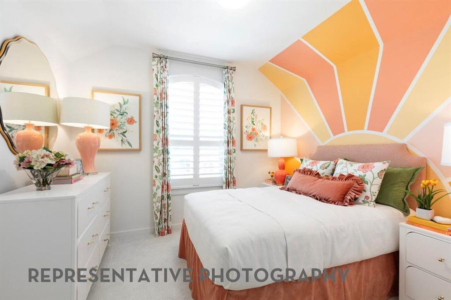 Furnished interior view inside a new home in Aster Park, McKinney (Image 38).