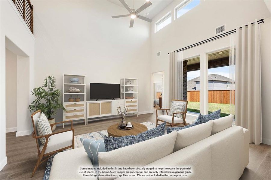 Furnished interior view inside a new home in Creekview Meadows, Pilot Point (Image 10).