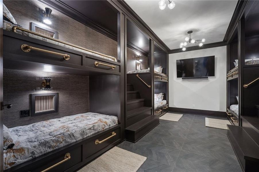 Furnished interior view inside a new home in , Atlanta (Image 8).