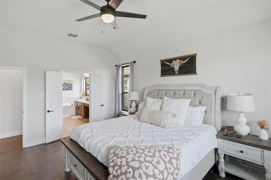 Furnished interior view inside a new home in Abe's Landing, Granbury (Image 7).