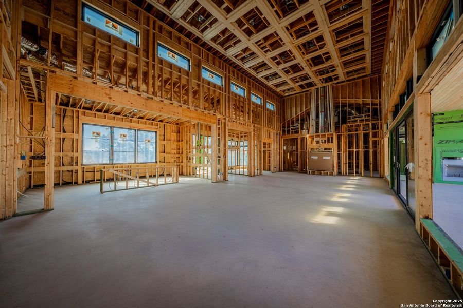 In-progress construction of a new home in , Boerne, TX (Image 10).