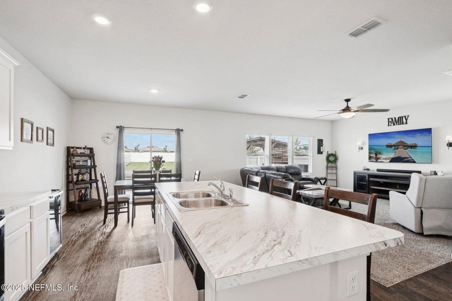 Furnished interior view inside a new home in Cross Creek Express, Green Cove Springs (Image 13).