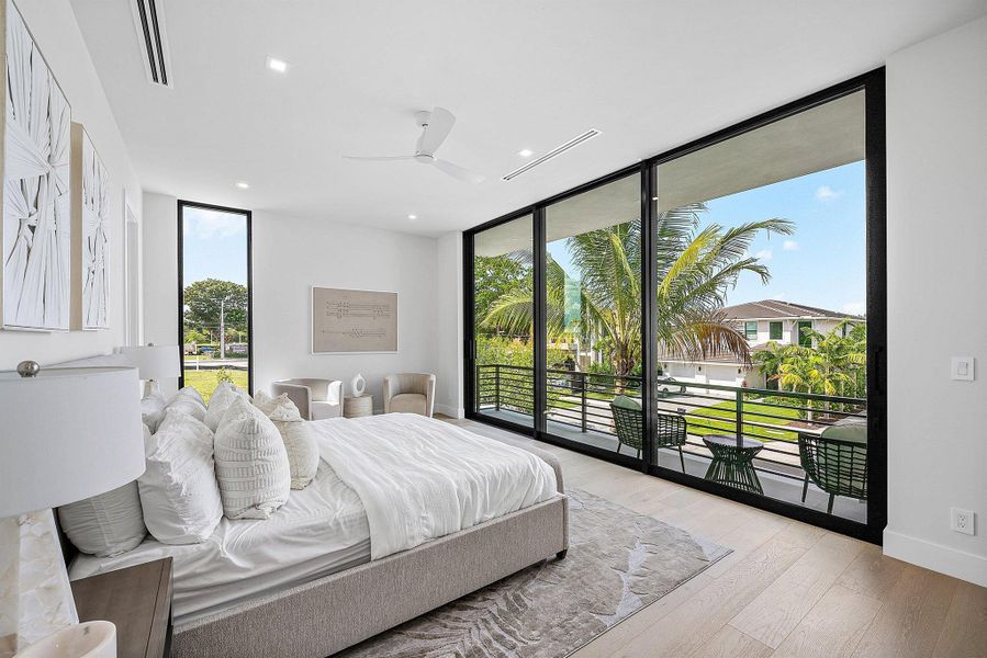 Furnished interior view inside a new home in , Delray Beach (Image 36).