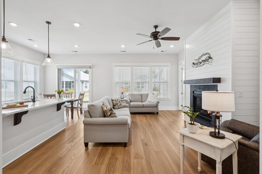 Furnished interior view inside a new home in , Summerville (Image 9).
