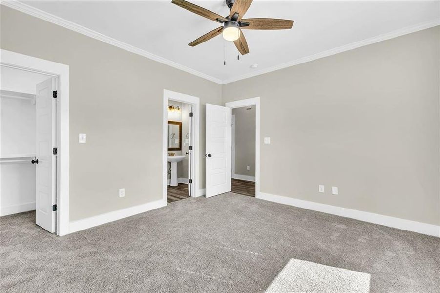 Spacious, unfurnished interior of a new home in , Macon (Image 30).