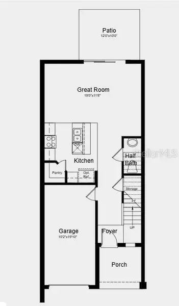 2D floor plan layout of this home in Waterstone, Groveland, FL (Image 5). 2D floor plan layout of this home in Waterstone, Groveland, FL (Image 5).