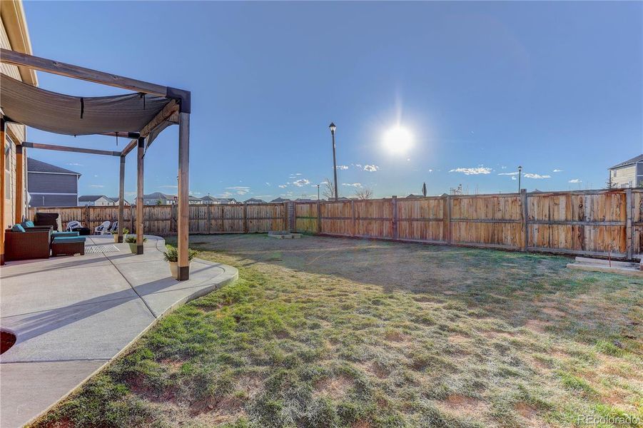 View from Back patio of the park