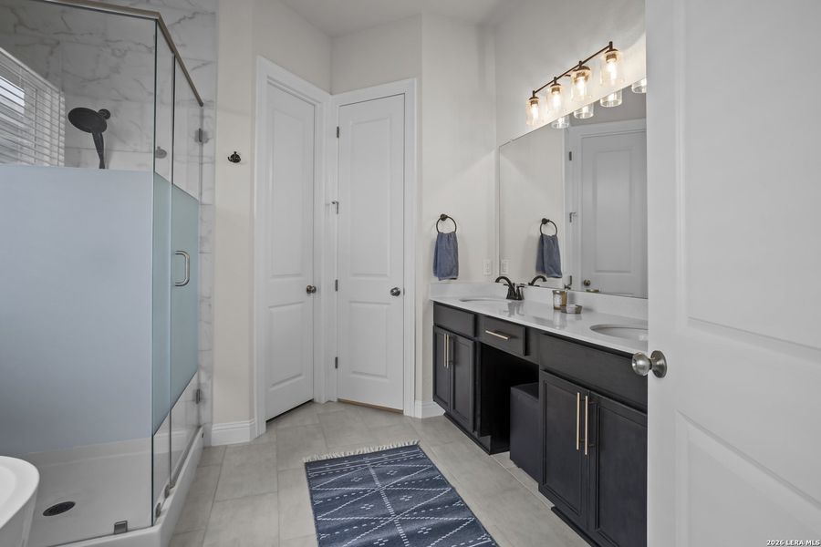 Furnished interior view inside a new home in , San Marcos (Image 33).