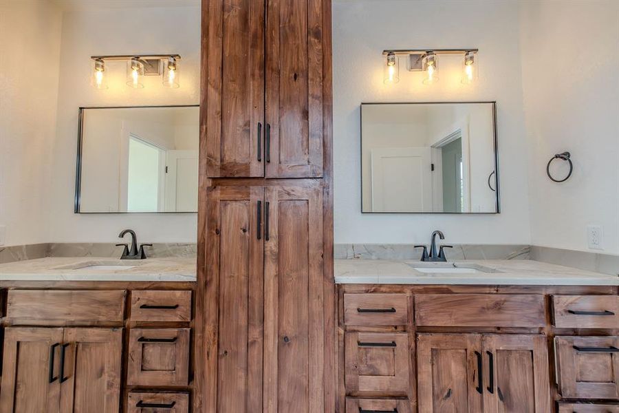 Furnished interior view inside a new home in , Graford (Image 10).