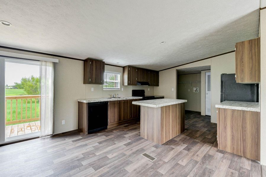 Furnished interior view inside a new home in , Santa Fe (Image 10).