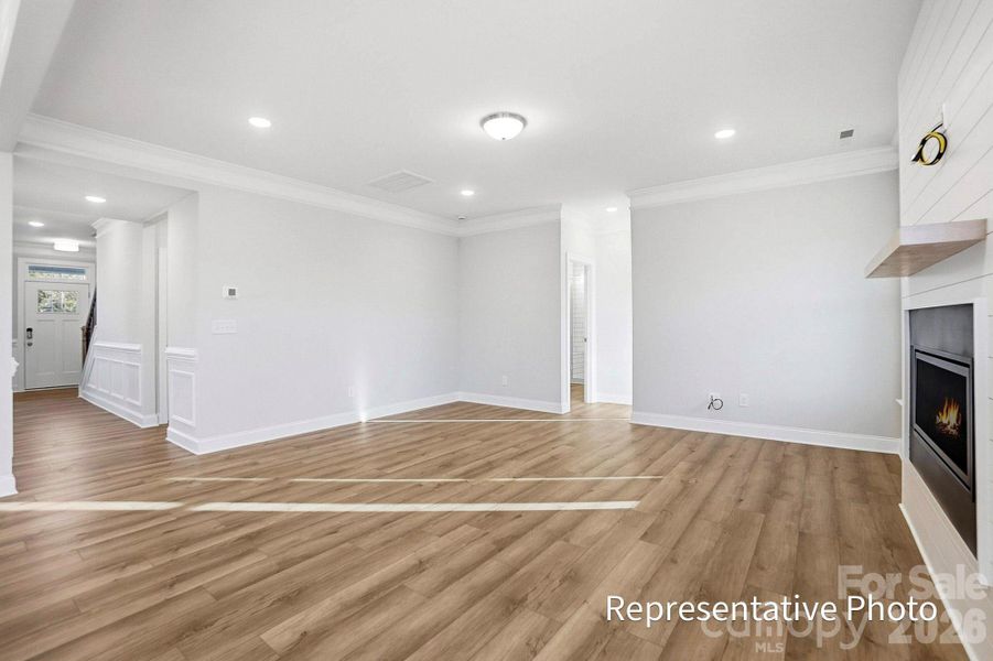 Spacious, unfurnished interior of a new home in Waterford Commons, Rock Hill (Image 18).