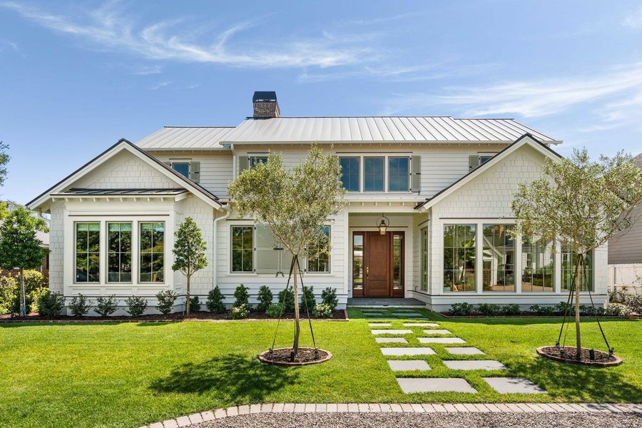 Front exterior of a new home in , Mount Pleasant, SC, highlighting curb appeal (Image 27).