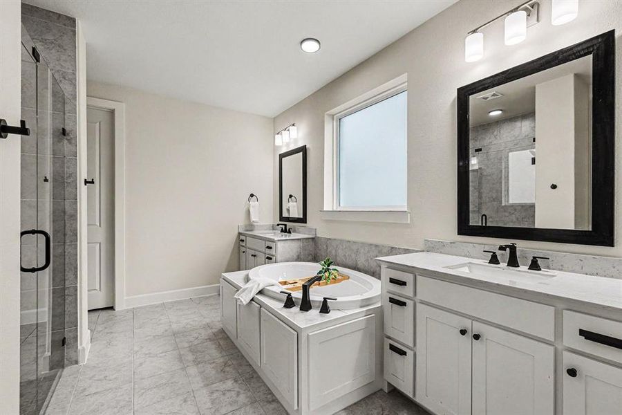 Furnished interior view inside a new home in , Prosper (Image 13).
