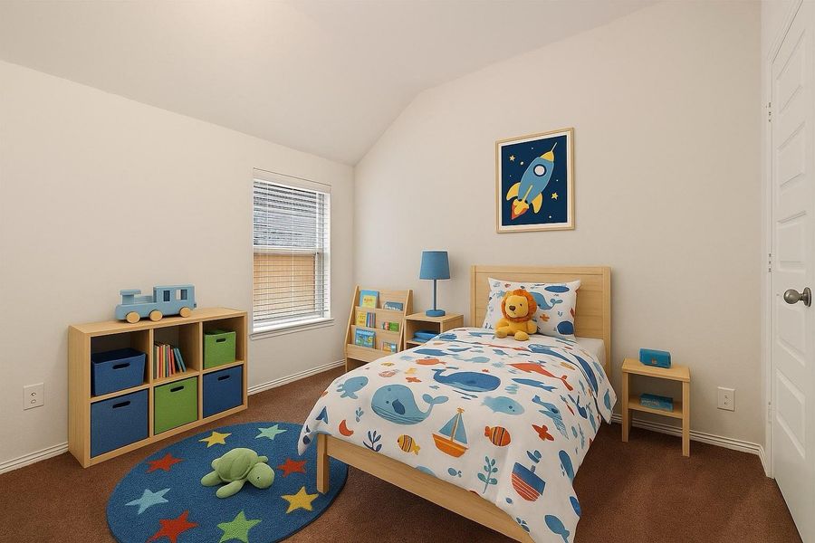 Furnished interior view inside a new home in , Katy (Image 12).