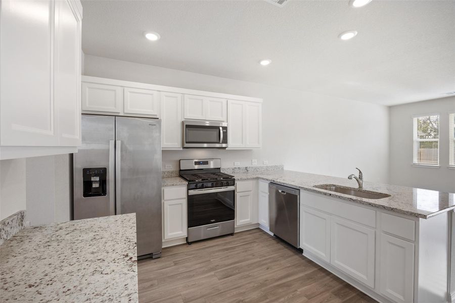 Furnished interior view inside a new home in Avery Centre, Round Rock (Image 14).