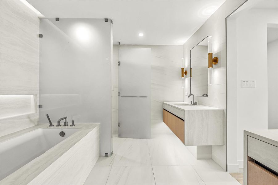 Furnished interior view inside a new home in Casamar, Pompano Beach (Image 14).