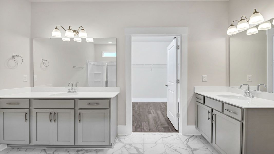 Furnished interior view inside a new home in Livingston Woods, Irmo (Image 8). Furnished interior view inside a new home in Livingston Woods, Irmo (Image 8).