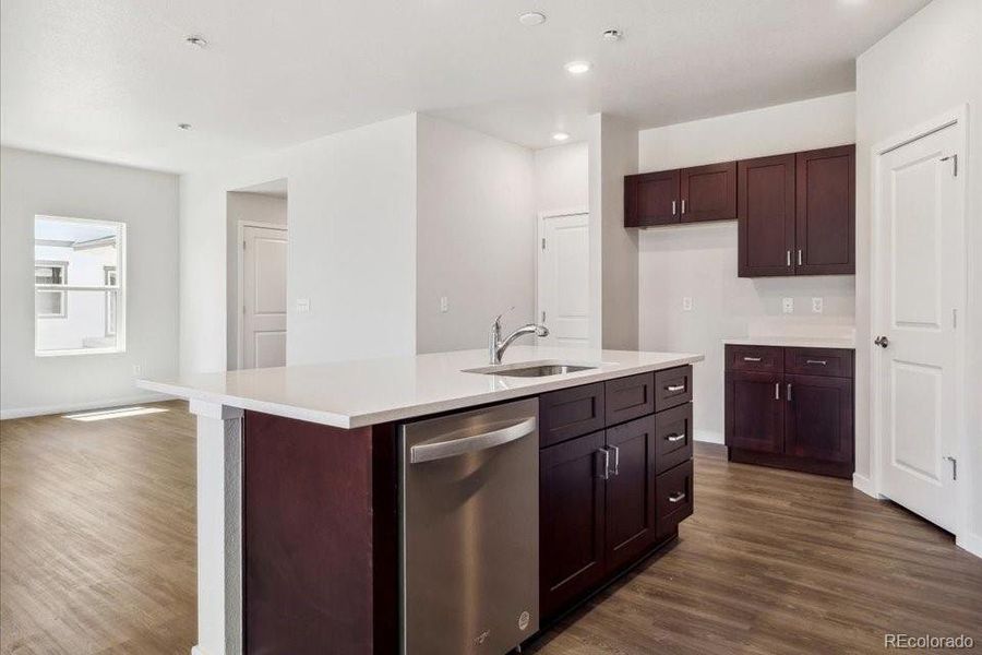 Furnished interior view inside a new home in Coyote Creek, Fort Lupton (Image 6).