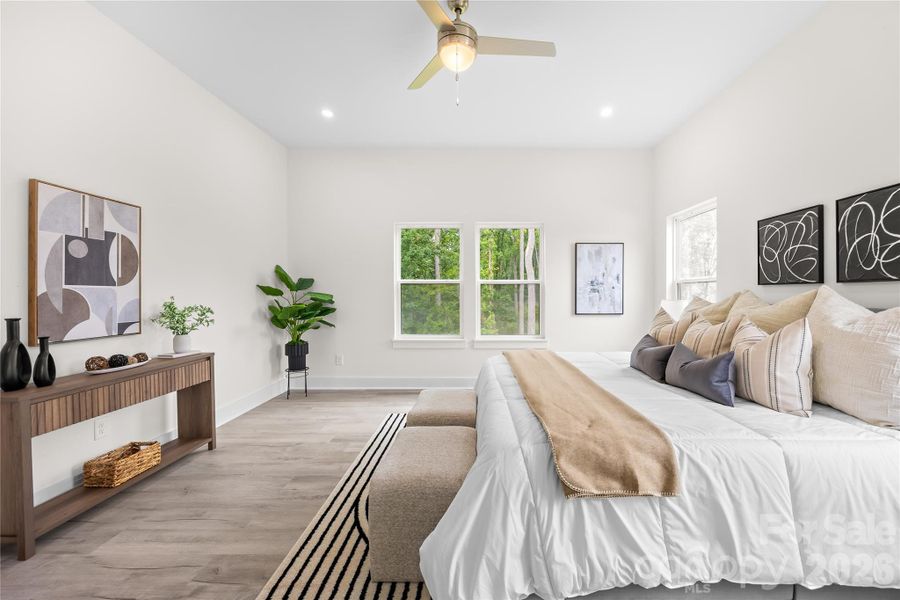 Furnished interior view inside a new home in , Bessemer City (Image 13).