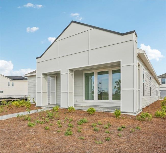 Exterior details and patio area of a home in Weslyn Park Single Family, St. Cloud (Image 4).