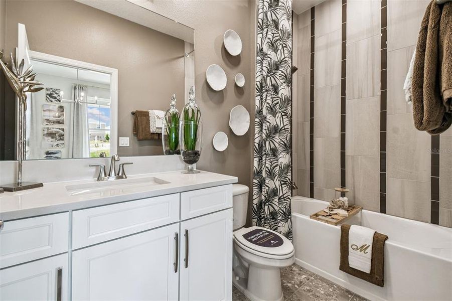 Furnished interior view inside a new home in Lake Star at Ovation, Winter Garden (Image 8).