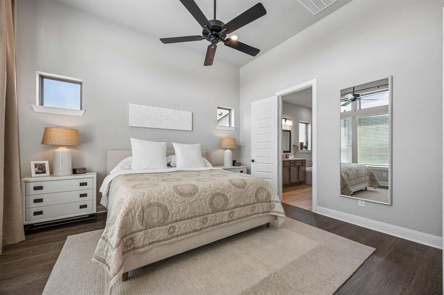 Furnished interior view inside a new home in , Mansfield (Image 28).