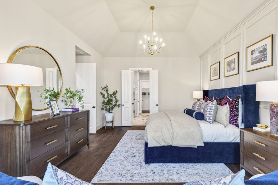Representative Primary Bedroom - some options shown Representative Primary Bedroom - some options shown