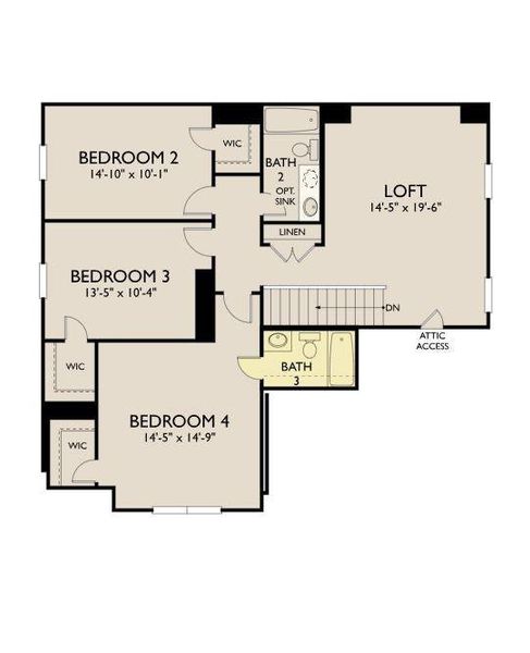 The Hyde Floor plan
