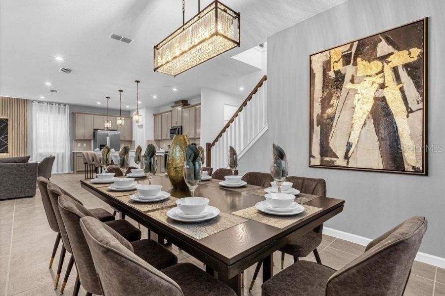 Furnished interior view inside a new home in , Kissimmee (Image 13).