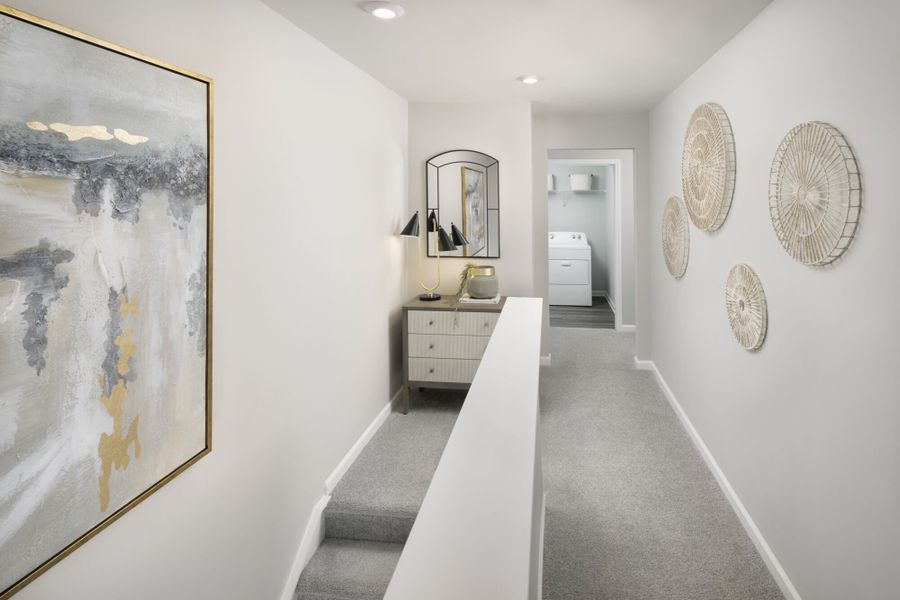 Briana Model Stairway and Hall