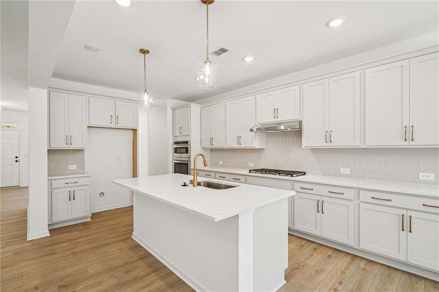Furnished interior view inside a new home in The Estates at Casteel, Bethlehem (Image 7).