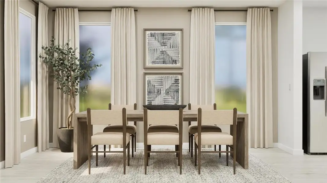 Living area featuring light wood-style floors