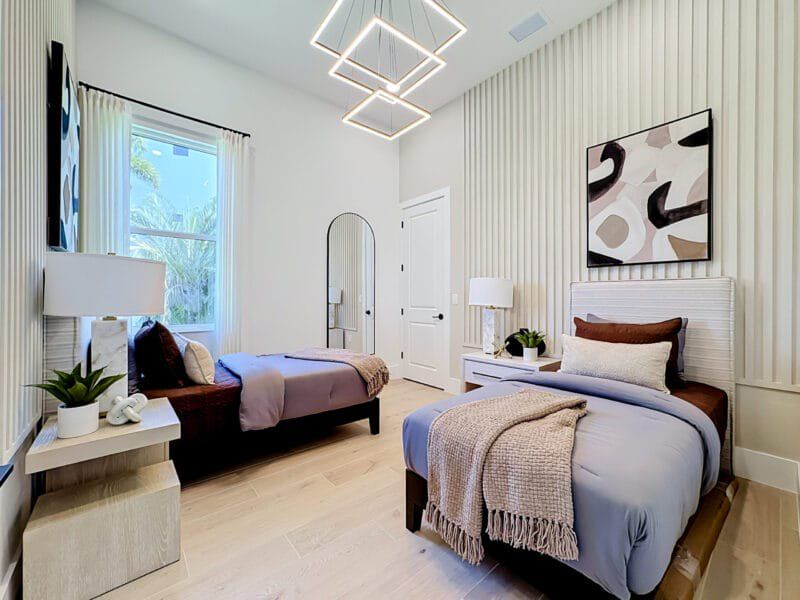 Furnished interior view inside a new home in Legends Bay, Bradenton (Image 26).