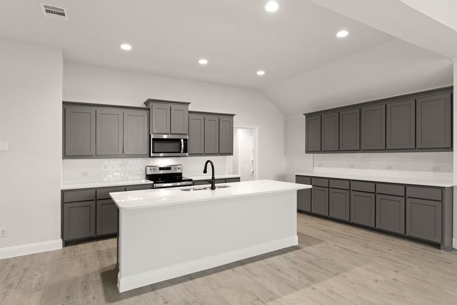 Representative exterior photo of a completed home built from the Canterbury by Impression Homes in Mercer Meadows, Royse City, TX (Image 6). Representative exterior photo of a completed home built from the Canterbury by Impression Homes in Mercer Meadows, Royse City, TX (Image 6).