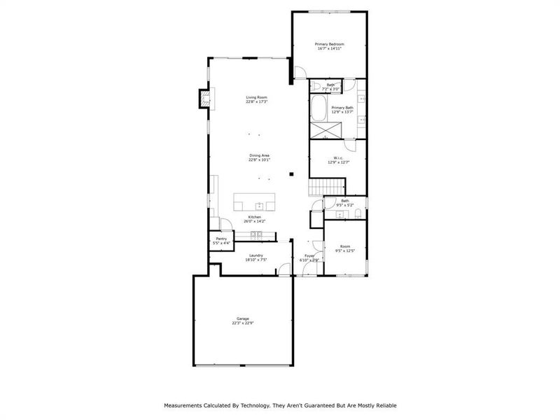 2D floor plan layout of this home in , Dallas, TX (Image 3).