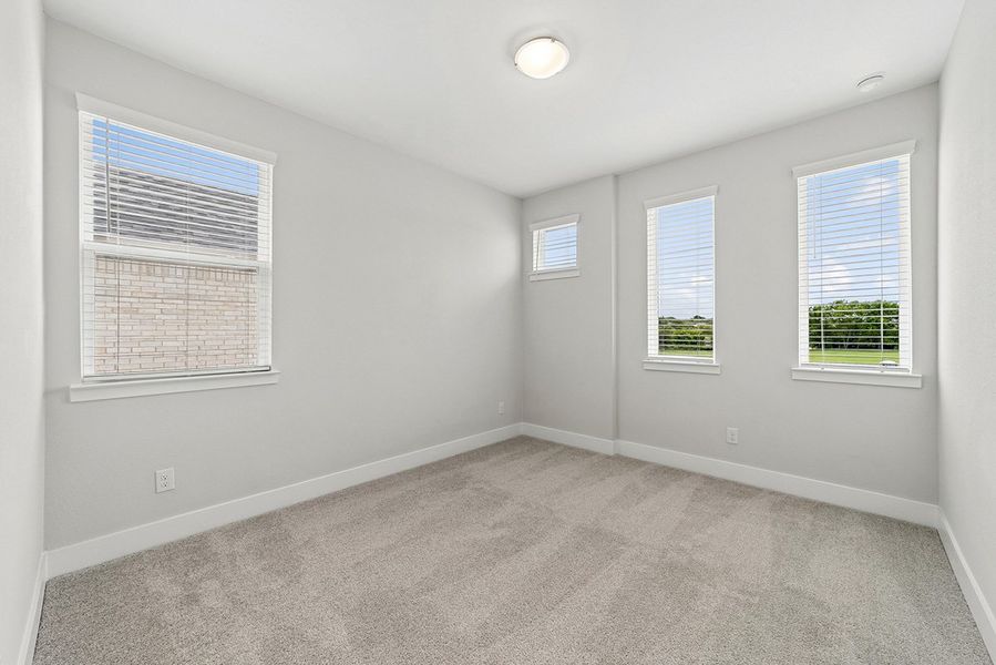Representative unfurnished interior of a home built from the Harwood by Landon Homes in Dominion at Brookhollow, Prosper (Image 31). Representative unfurnished interior of a home built from the Harwood by Landon Homes in Dominion at Brookhollow, Prosper (Image 31).