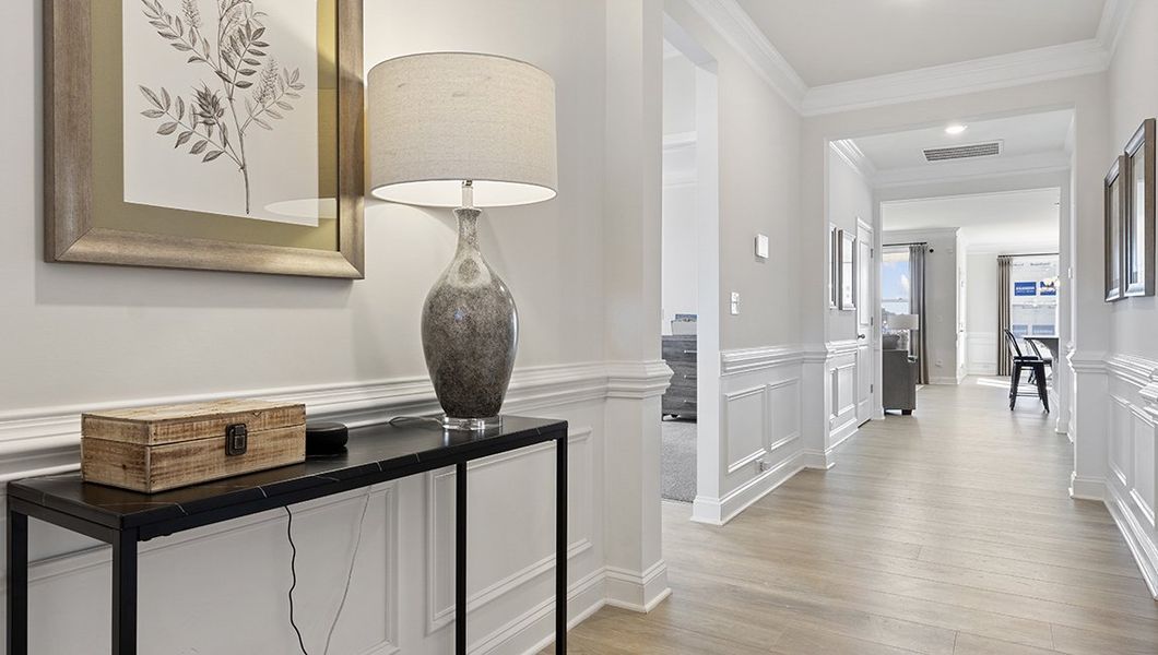 Representative furnished interior of a home built from the ROBINSON by D.R. Horton in Cottonwood Ridge, Piedmont (Image 5).