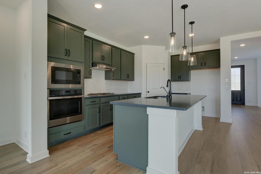 Furnished interior view inside a new home in Nopal Valley, San Antonio (Image 5).