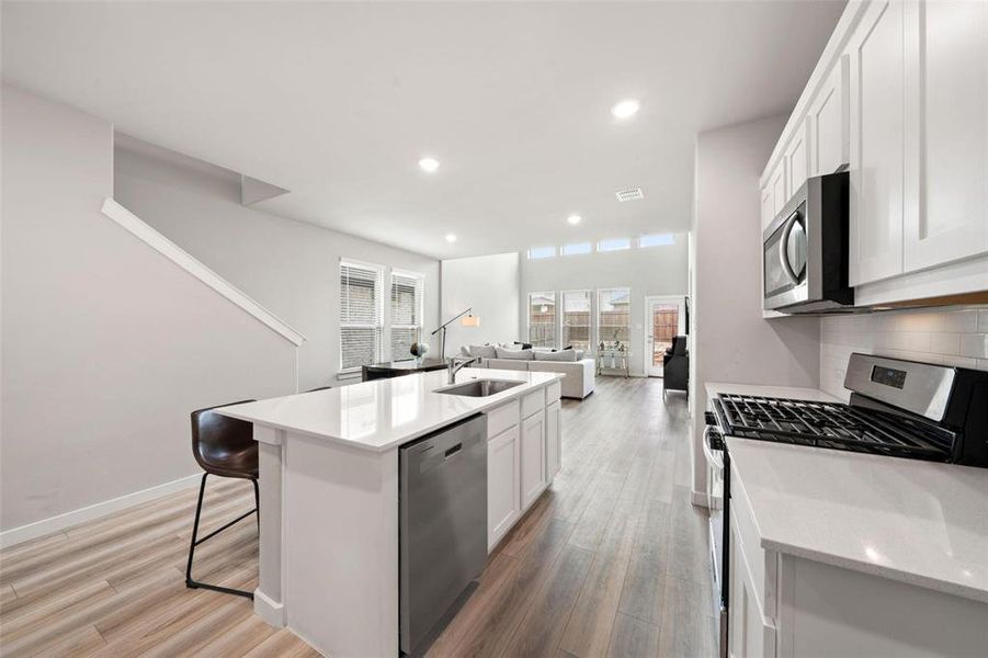 Furnished interior view inside a new home in Eastridge, McKinney (Image 26).