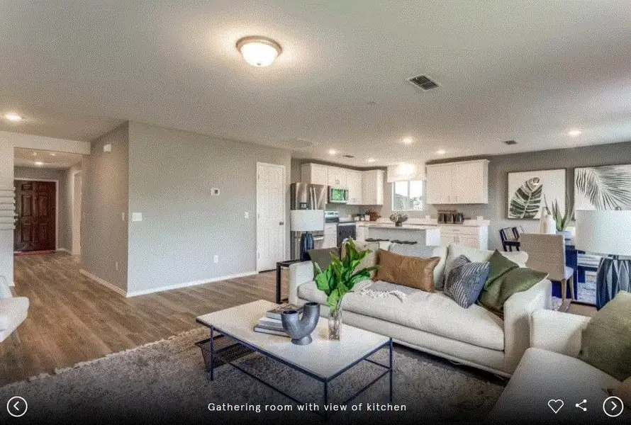Photo of Centex model home with same floor plan, not of actual home listed.