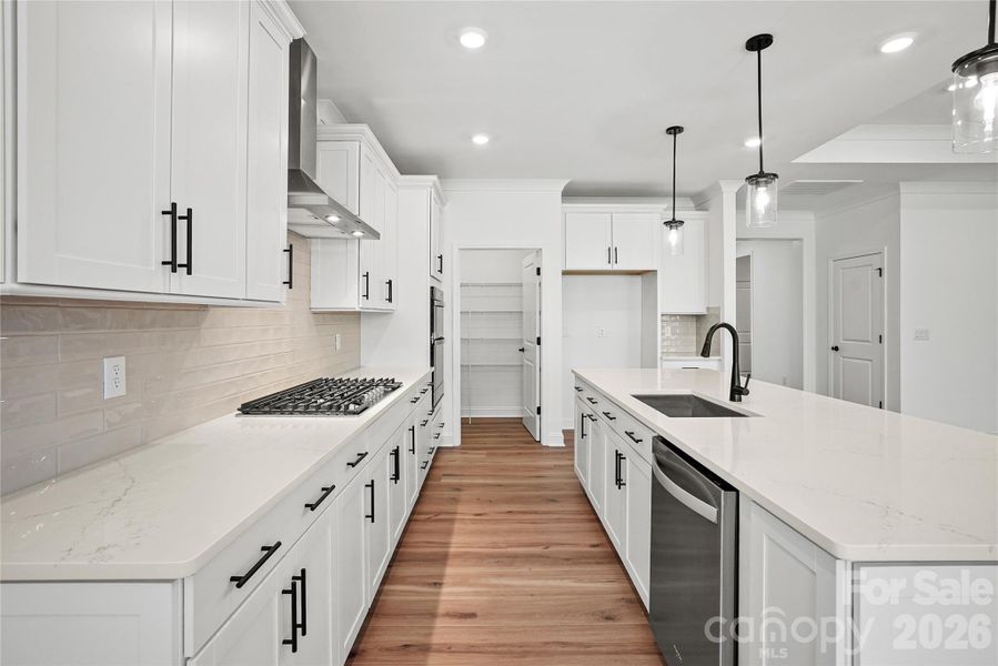Matte black fixtures